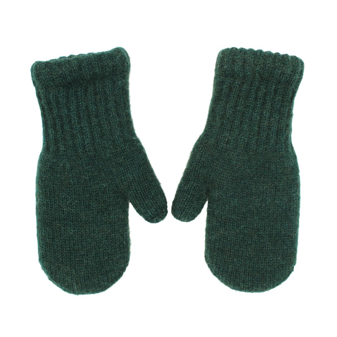 Boucle Lined Alpaca Mittens