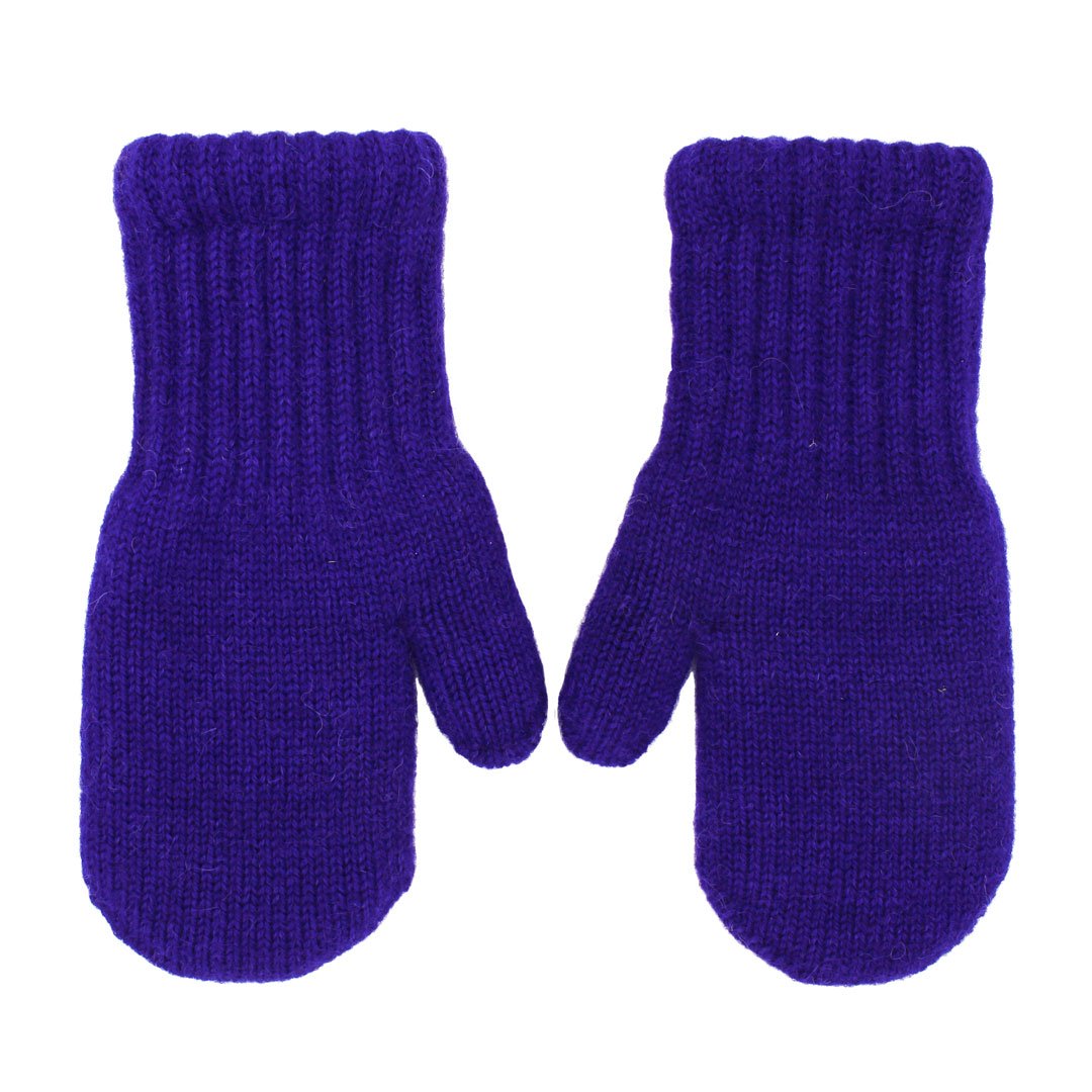 Boucle Lined Alpaca Mittens