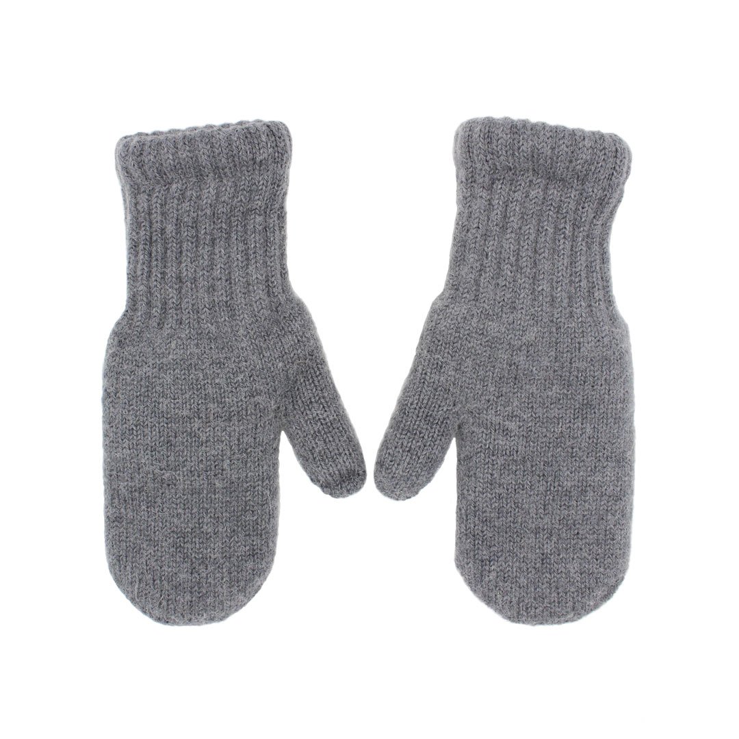 Boucle Lined Alpaca Mittens