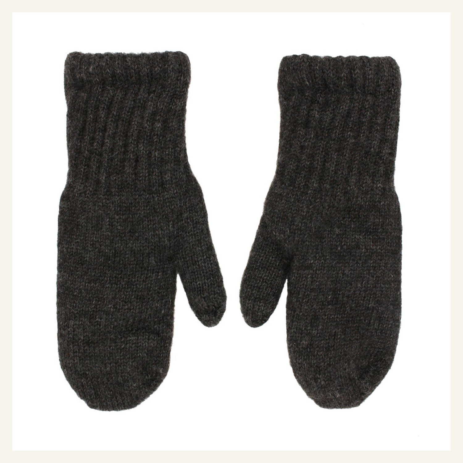 Boucle Lined Alpaca Mittens