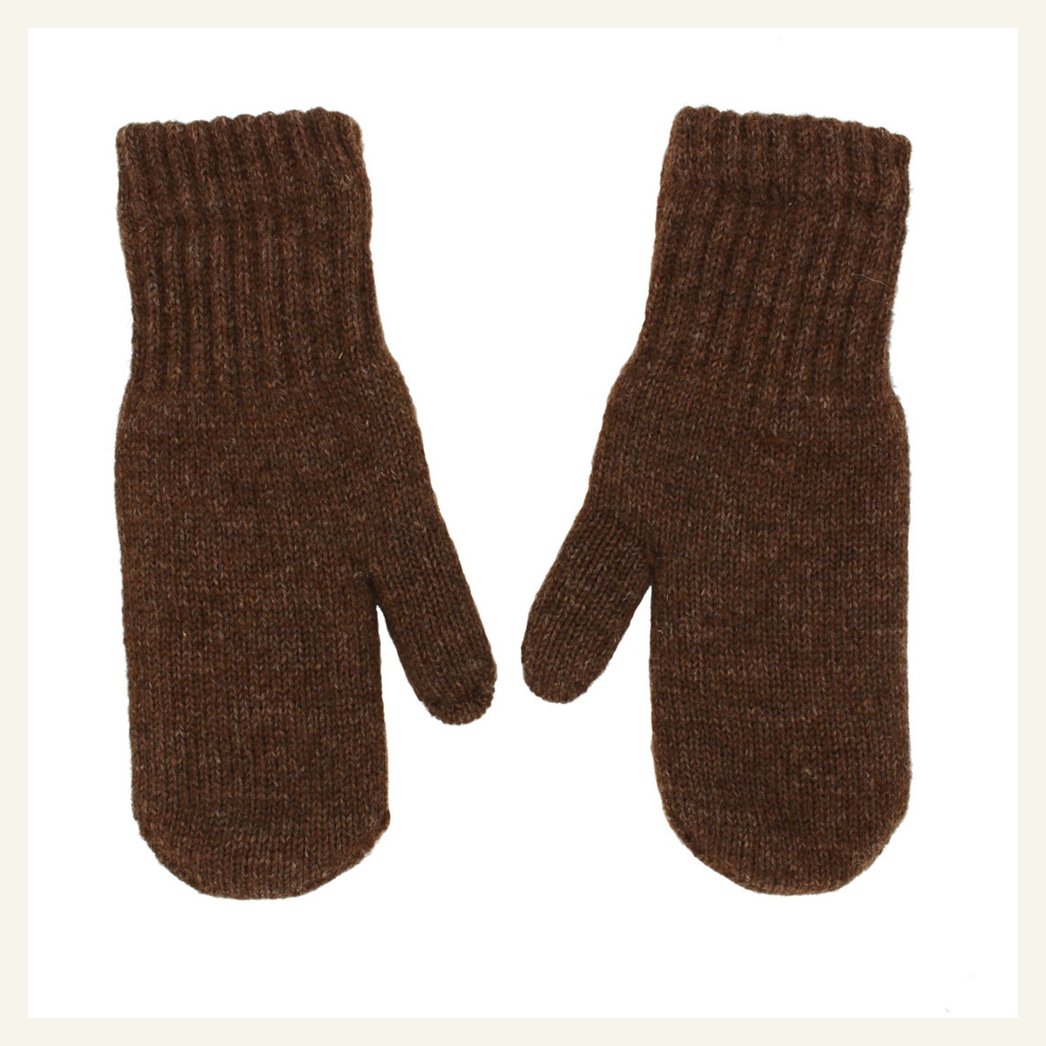 Boucle Lined Alpaca Mittens