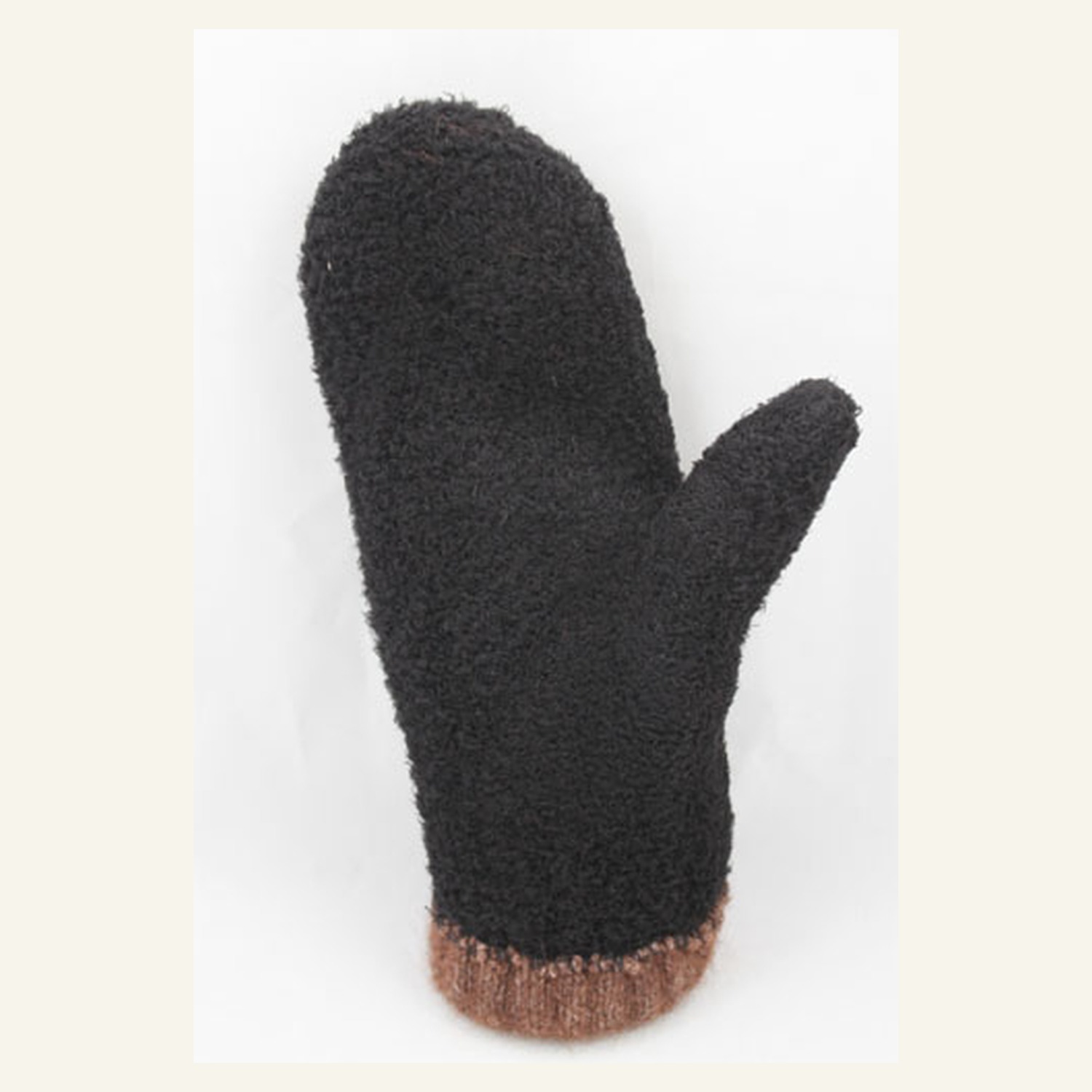 Boucle Lined Alpaca Mittens