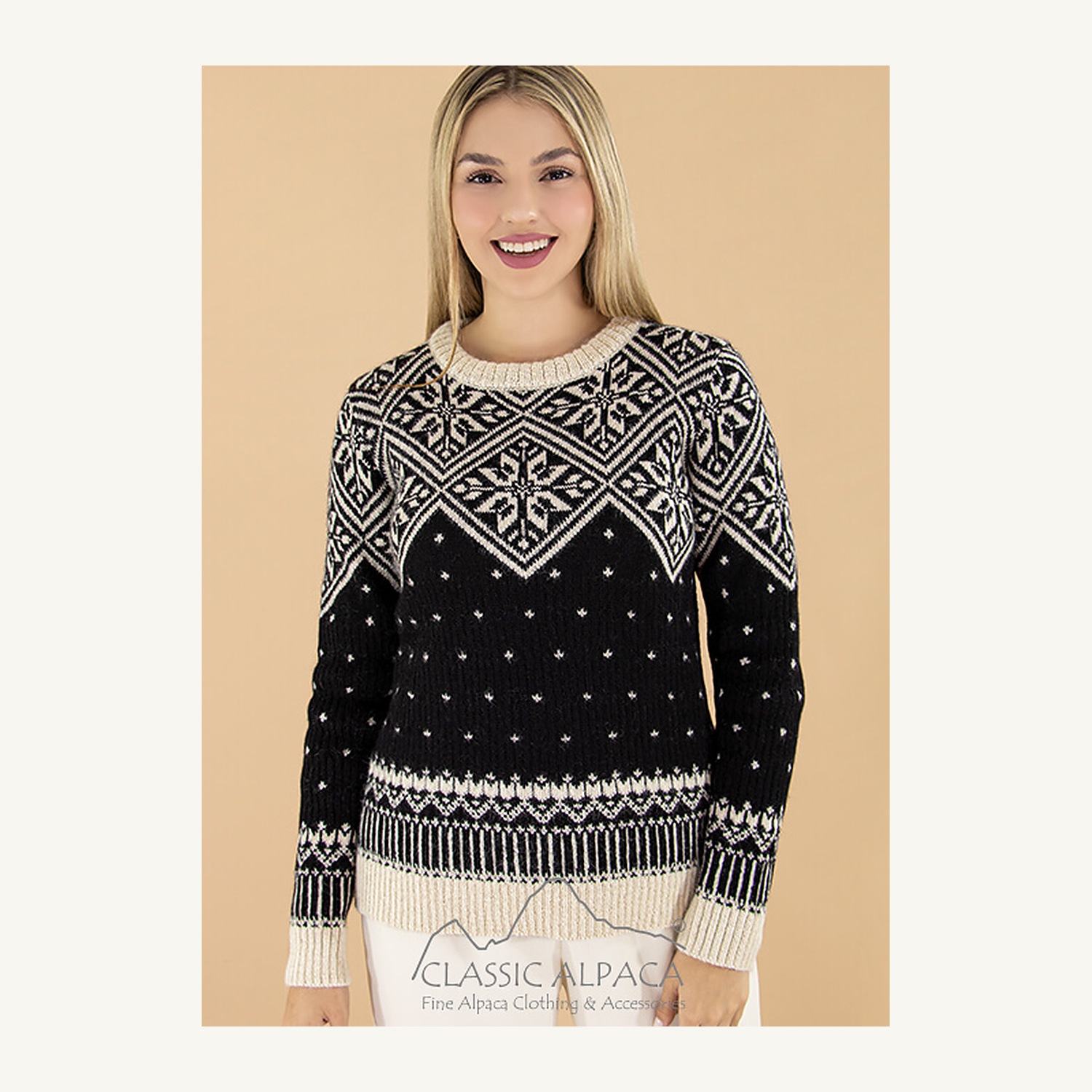 Ebony Alpaca Sweater