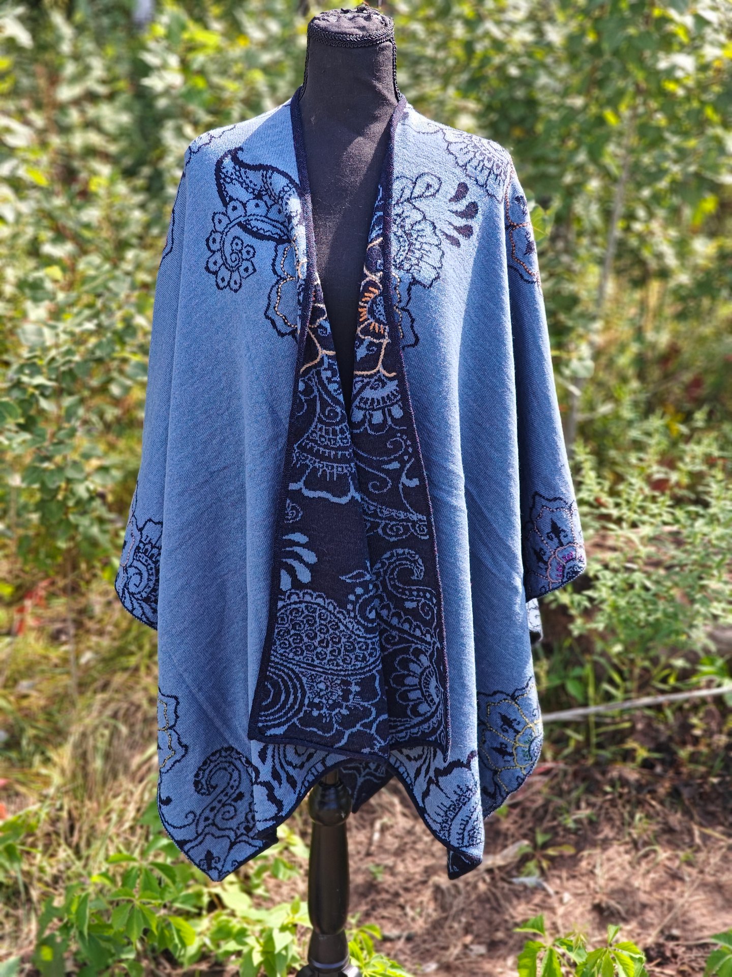Ibiza Reversible Ruana
