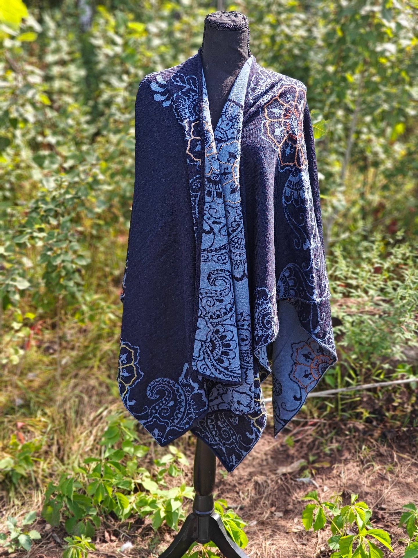 Ibiza Reversible Ruana