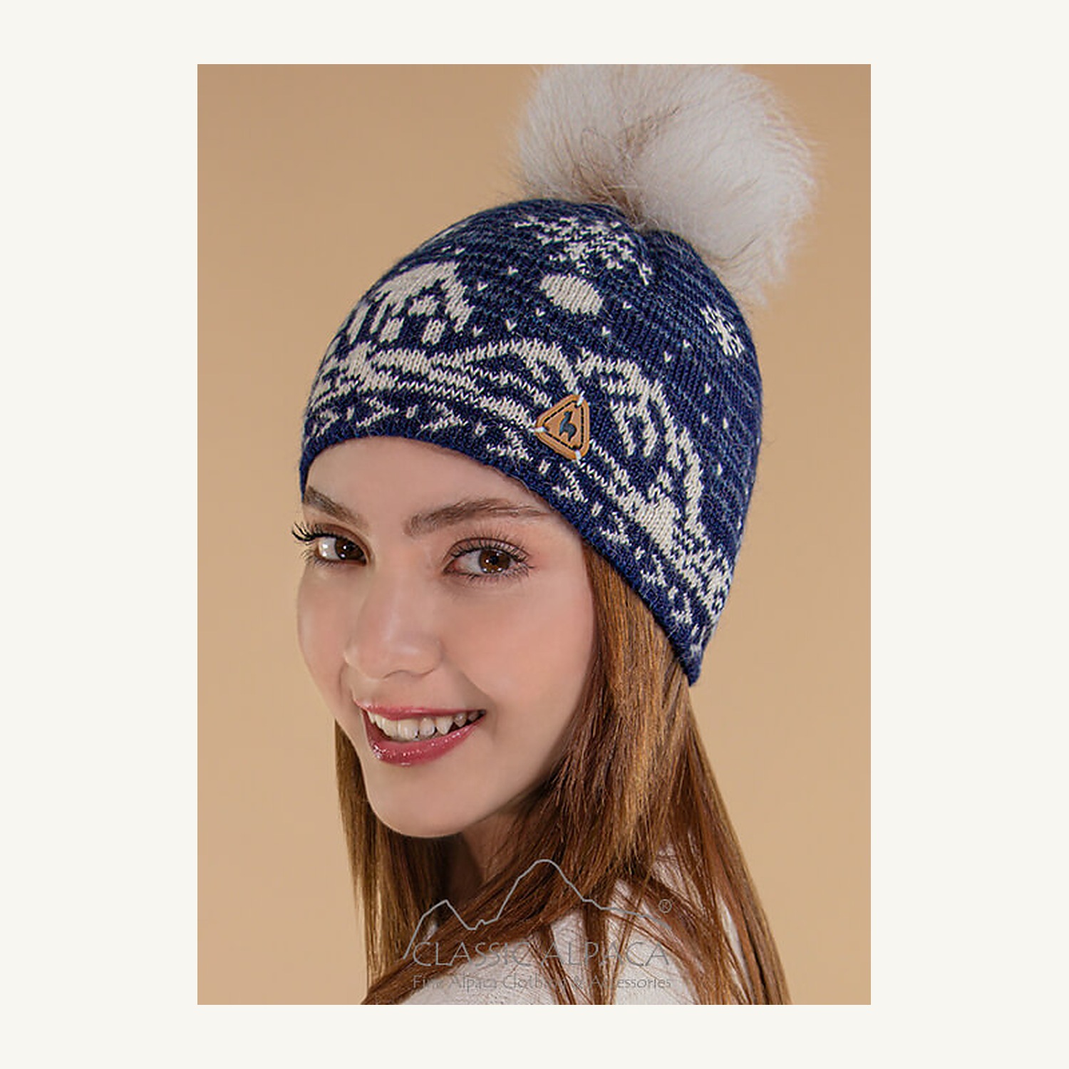 Meadow Snow Alpaca Hat