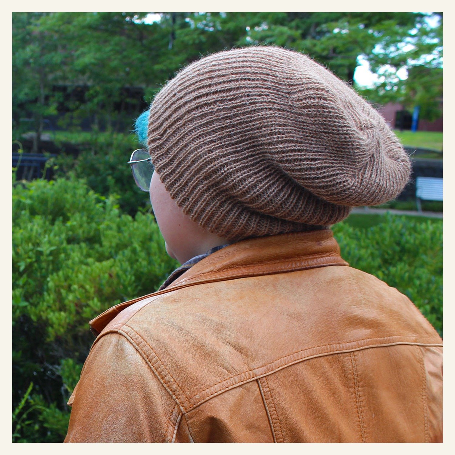 Cardigan Knit Alpaca Beanie