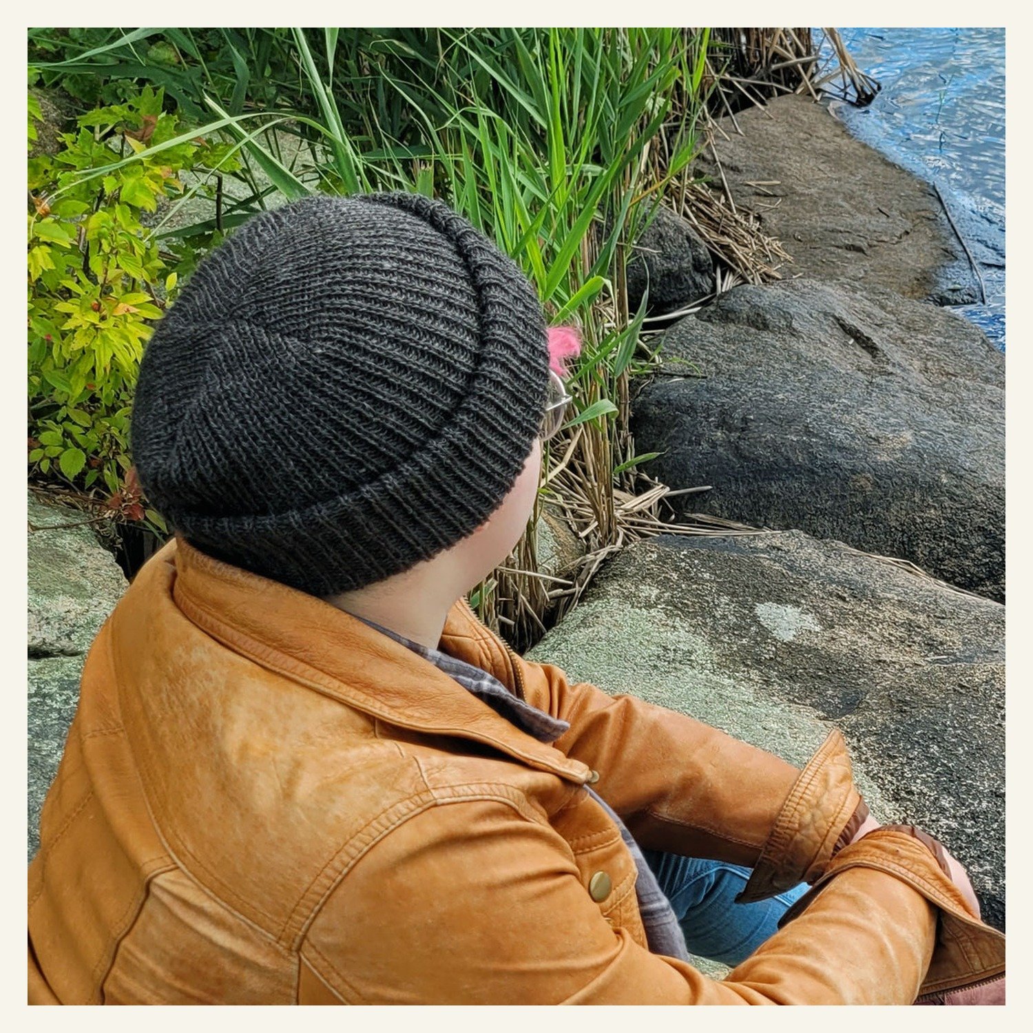 Cardigan Knit Alpaca Beanie