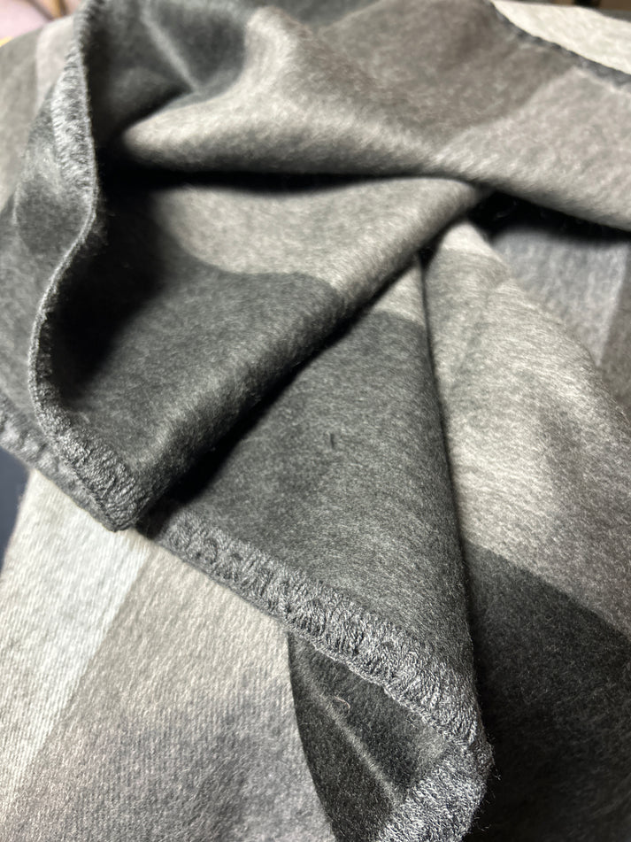Stripe Woven Hooded Cape