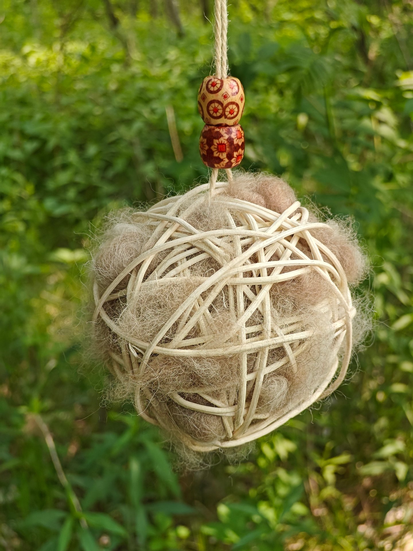 Alpaca Fiber Bird Nesting Balls