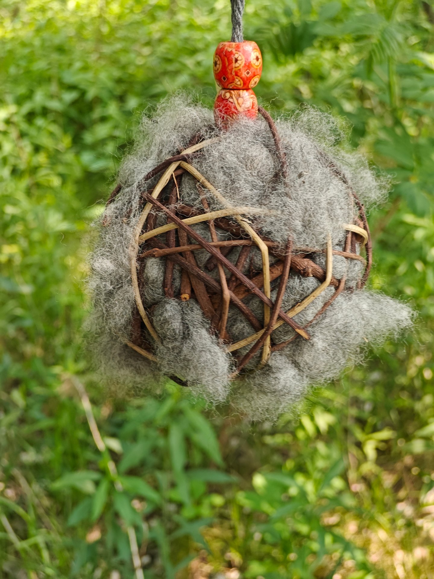 Alpaca Fiber Bird Nesting Balls