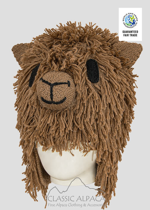 Cute Alpaca Hat with Ear Flaps