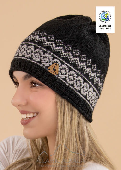 Artic Alpaca Hat - Fleece Lining