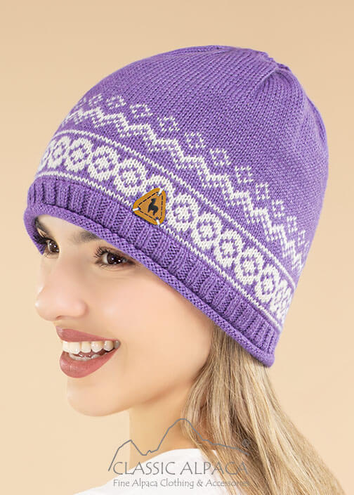 Artic Alpaca Hat - Fleece Lining
