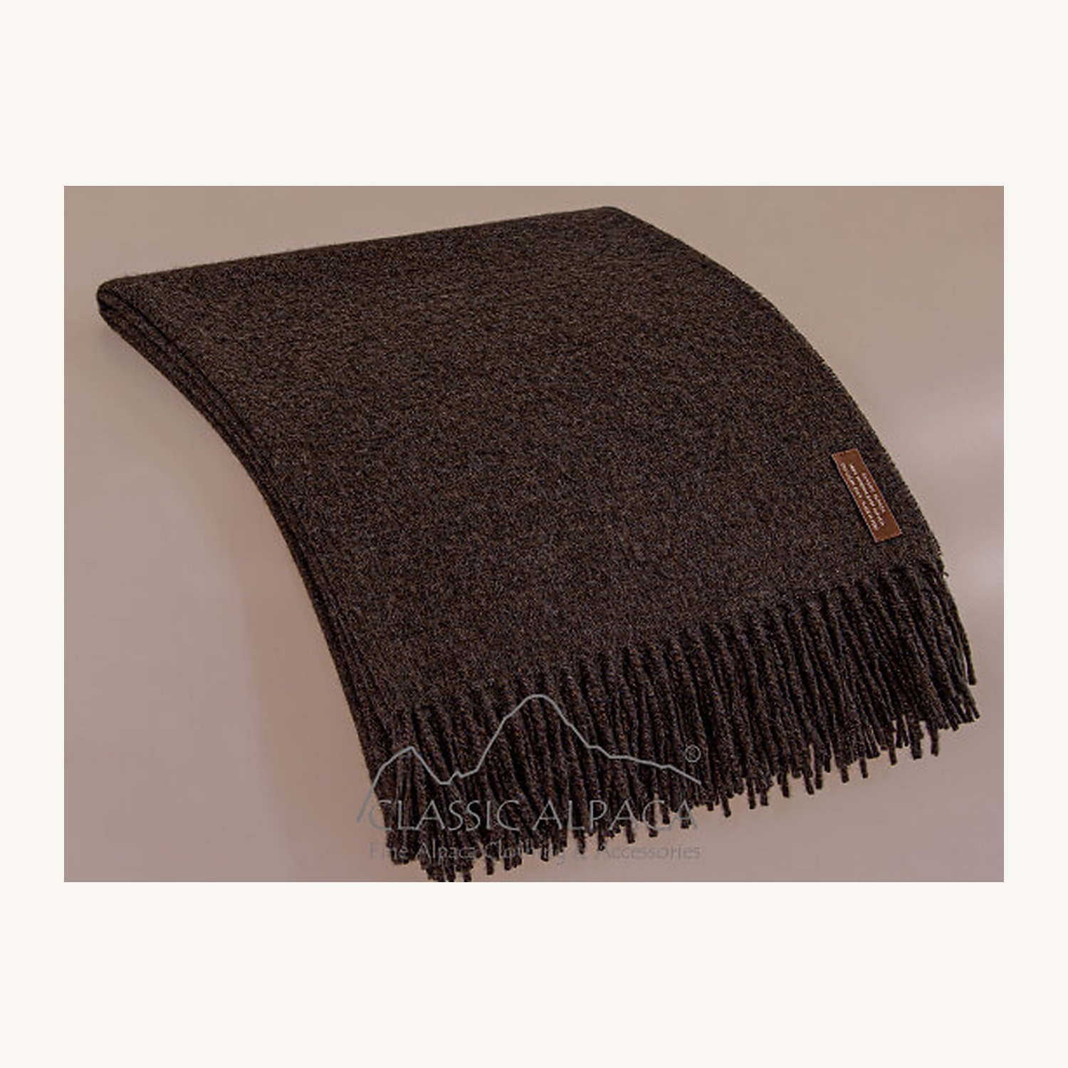 Woven & Brushed Imperial Baby Alpaca Throw