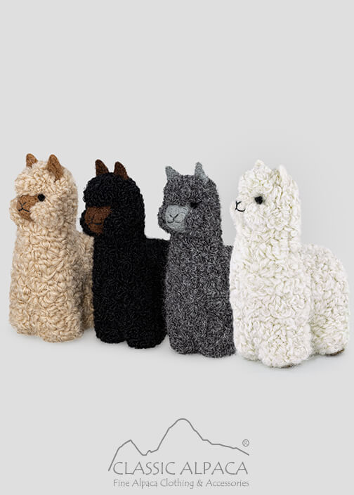 Needle Felted Baby Alpaca